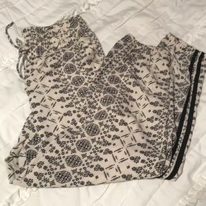 NWT boho Aztec pattern jogger pants